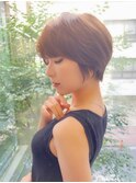 レイヤーカット/顔周り/前髪カット/ショート/ボブ/銀座駅