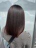 【平日限定】カット+透明感カラー+髪質改善酸性ストレート 24,200→23,100