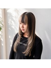 アズヘアー ラペ 三日市店(A'z hair LAPAIX)&nbsp;三毛猫カラー×顔まわりレイヤーロング
