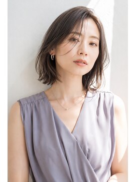アッシュ 学芸大学店(Ash) ボブ/大人女性/モカグレージュ/髪質改善/白髪ぼかし