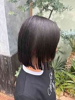 ヘアメイク マージ(hair make merge)&nbsp;《東住吉区/デザインカラー》切りっぱなしボブ