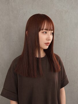 ヘアーサロンクレオ(CREO) オレンジブラウン