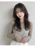 【池田】暗髪なのに、重くない。透け感グレージュ×レイヤー