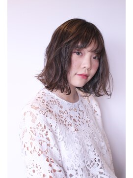 ザ ラボ アングゥ(The Labo ungu) 大人ボブ×グレージュ