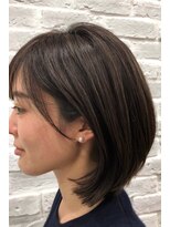 ピークス(PEAKS)&nbsp;ハイライト／ボブ／赤みのないカラー