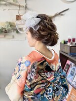 成人式ロケーションフォトヘアセット