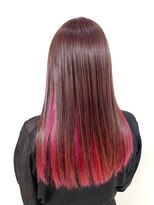 クオリス 上板橋店(QUALIS) 【QUALIS】レディース/カラーリング/インナーカラー/レッド