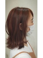 モプレア(MOPLEA)&nbsp;ハイライト×ピンクベージュ