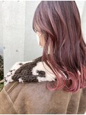 ピンクブラウン×ピンク＊ケアブリーチ/ブリーチ/ピンクカラー