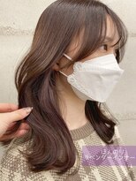 フォンズ(FONS)&nbsp;ナチュラルラベンダーイヤリングカラー 暖色カラー学割 表参道