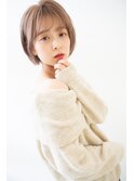 20代30代小顔ショートマッシュ