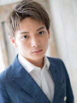 トニーアンドガイメン ホテル京阪仙台店(TONI&GUY MEN)&nbsp;ハイトーンカラーで格上げ七三分けスリークショートf仙台