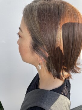 美容室 アイディー i-dee 白髪ぼかしフェイスフレーミング