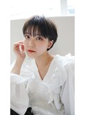 ハンサムマッシュショート/20代/30代/40代【AS GROW HAIR】