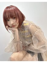 リスタバイスニップ(Lista by snip)&nbsp;顔周りレイヤー/レイヤーカット/ピンクカラー/中崎町