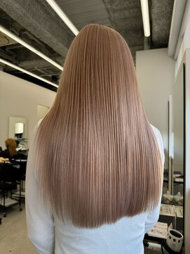 エゴル ナゴヤサカエ(ENGOL NAGOYA SAKAE) ピンクベージュ/ミルクティーカラー/ハイトーンカラー