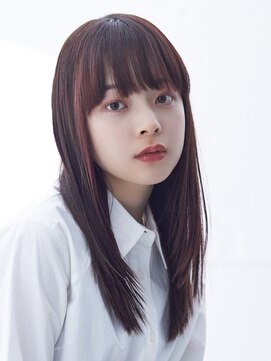 ラフィスヘアー アール 川西店(La fith hair R) 【La fith】チェリーブラウン×サラ艶ロング