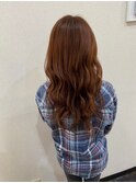 【Foglia坪来】ブリーチカラー　カッパーオレンジ