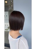 切りっぱなしボブ