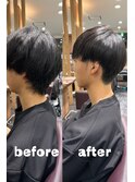 メンズマッシュ×髪質改善矯正
