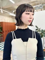 ノエ(noe) ミニボブ/オリーブグレージュ/20代30代c116