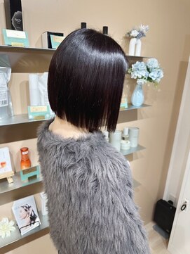 チェレ アズーリ 狭山店(Chere azuri) 40代50代ショートボブ・40代ボブ・40代髪質改善ボブ
