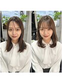 10代20代30代小顔似合わせカットメルティカラーフェミニンロング