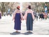 卒業式ヘアセット+袴着付け