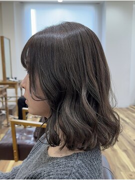 シエル エマージュ 松戸(CIEL Emerge) 【くびれボブ×透明感グレージュ】