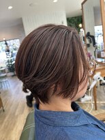 アナヘアー(ANNAHAIR)&nbsp;白髪ぼかしハイライト+ショートスタイル
