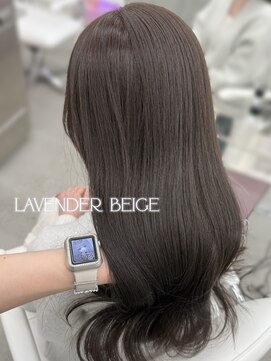 エヌアイ オモテサンドウ(ni omotesando) ☆まろやかで可愛い透明感ラベンダーベージュカラー☆