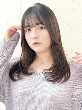 ビーチ(BEACH) ミディアムレイヤー小顔顔まわりカット