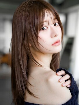 レノラ 本町(LENORA) ☆レイヤーカット毛先ワンカールくせ毛風カール薄めバングデジパ