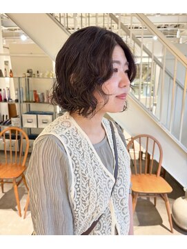 グリーン(green) リナ　ボブパーマ