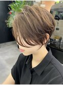 東静岡ショートボブくびれショートイルミナカラー顔周りレイヤー
