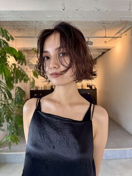 シンク(sync) ミニボブ　ラフ仕上げ