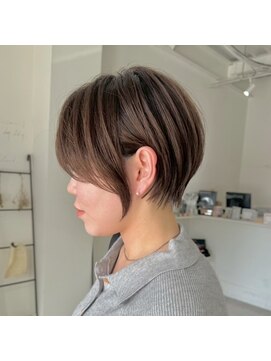 ジュベ 別府店(juve.) 別府ショートボブ顔まわりレイヤーカット髪質改善カラー30代