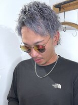 ブレイズヘアー(BLAZEhair)&nbsp;【ハイトーンショート】グレーシルバー×ブリーチ２回