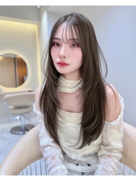 サンド 名古屋(sand) 韓国風/インナーカラー/縮毛矯正髪質改善/顔まわり/レイヤー