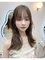 ロエ(LOE)&nbsp;レイヤーカット×ブラウン