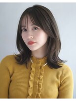 ガーデン ジングウマエ(GARDEN jingumae)&nbsp;夏髪！似合わせミディアムレイヤーカット大人ガーリースタイル