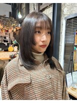 ディレクト(Direct) 顔周りカットミディアムレイヤーカット鹿児島/天文館2.6