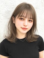 ロティー(loty)&nbsp;レイヤー ブリーチなしダブルカラー ベージュ 透明感カラー 20代