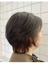 美容室 スパイス(SPICE)&nbsp;アッシュ系カラーショートスタイル