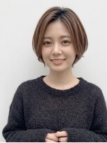 レウナ 外苑前(Reuna)&nbsp;30代大人可愛いショートボブ　大人ボブ　ハイライト