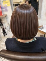 シンミシエル 京都北野白梅町(shinmiciel)&nbsp;ショートボブ前髪ありイメチェン30代40代50代髪型60代ショート