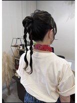 バベル(BABEL Hair Design)&nbsp;【BABEL】イベントアレンジ　@日高愛美