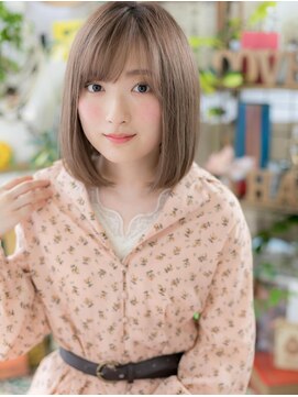 カバーヘア ブリス 戸田公園西口店(COVER HAIR bliss) *bliss戸田公園*斜めバング♪Iラインストレートボブa