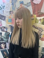 トロニー(TLONY) 渋谷TLONY ブロンドベージュ　stylist/ miaki