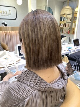 ロンドプランタン 恵比寿(Lond Printemps) 【Lond printemps水野】切りっぱなしストレートボブアッシュ